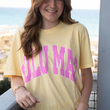 Lulu Mac Stripe Tee Butter