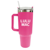 Lulu Mac Tumbler Hot Pink 40 oz.