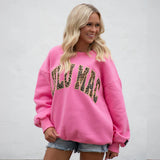 Lulu Mac Sweatshirt Bubblegum Leopard