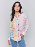 Charlie B Printed LS Blouse Wallpaper