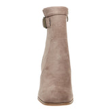 Cady 2 Buckle Boot Taupe Suede