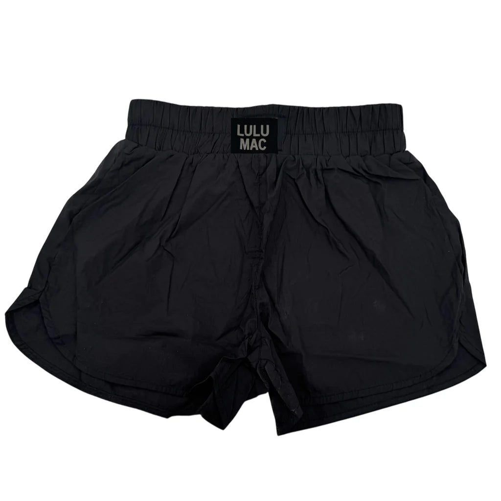 Lulu Mac Solid Shorts Black