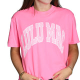 Lulu Mac Polka Dot Adult Tee Pink