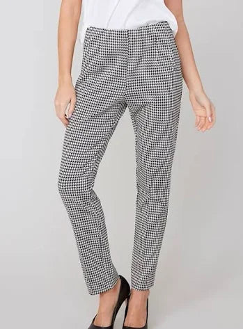Renuar Black Combo Knit Pants