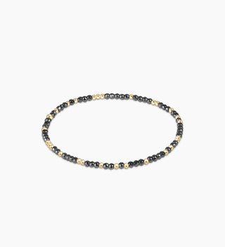 E Newton Hope Unwritten Silver Hematite 2mm Bracelet