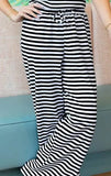 Lulu Mac Stripe Pant Black