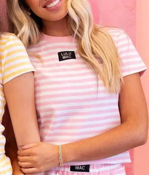 Lulu Mac Pink Stripe Top
