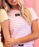 Lulu Mac Pink Stripe Top