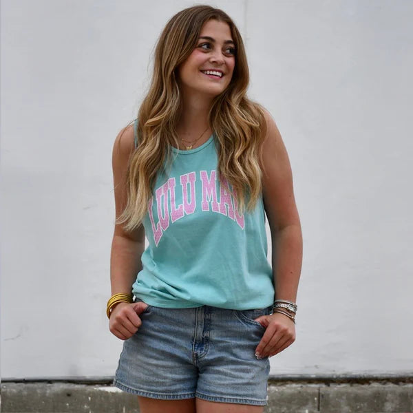 Lulu Mac Stripe Tank Mint