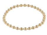 E Newton Dignity Grateful Pattern 4mm Bead Bracelet
