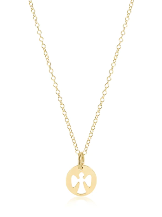 E Newton 16" Necklace  Gold - Guardian Angel