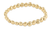 E Newton Honesty Gold 6mm Beaded Bracelet