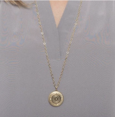 E Newton 31" Necklace Gold - Cherish Large Locket Gold