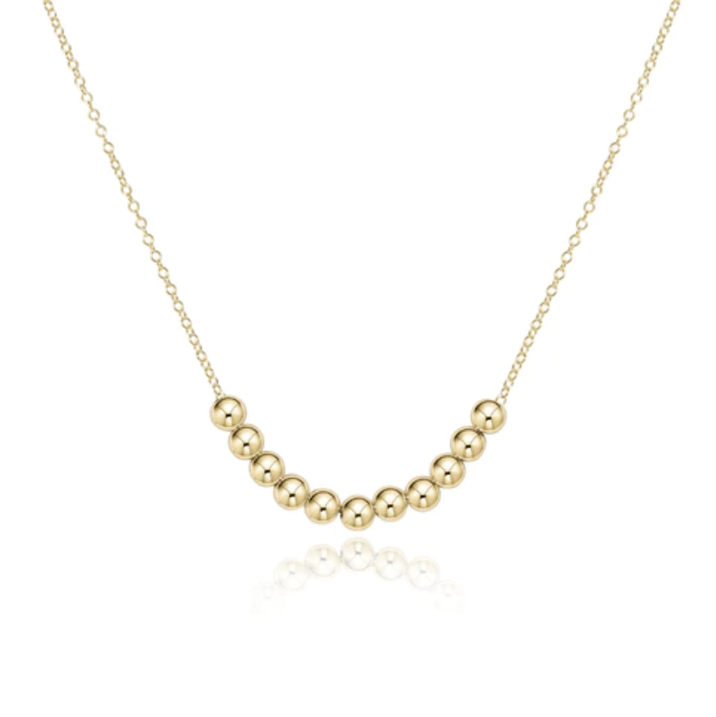 E Newton 16" Necklace Gold - Classic Beaded Bliss
