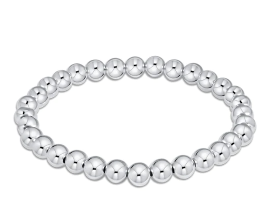 E Newton Classic Sterling Bracelet 6mm bead