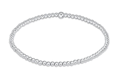 E Newton Classic Sterling Bracelet 2.5mm Bead