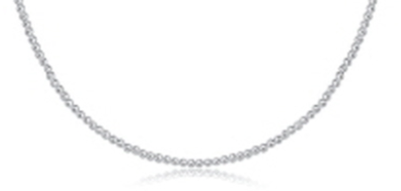 E Newton 15" Choker Classic Sterling 3mm Bead.