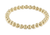 E Newton Extends Dignity Gold 6mm Bead Bracelet