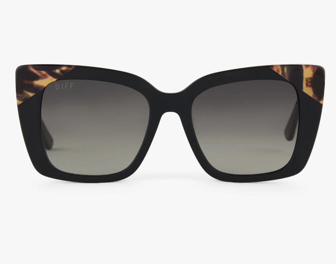Diff Sunglasses Lizzy Matte Black