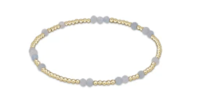 Hope Unwritten Gemstone Bracelet Aquamarine