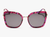 Diff Sunglasses Clarisse Pink Rush Tortoise & Grey