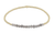 E Newton Gold Bliss 2mm Bead Bracelet Labradorite
