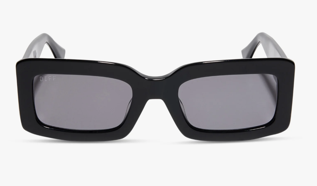 Diff Indy Black Grey Sunglasses