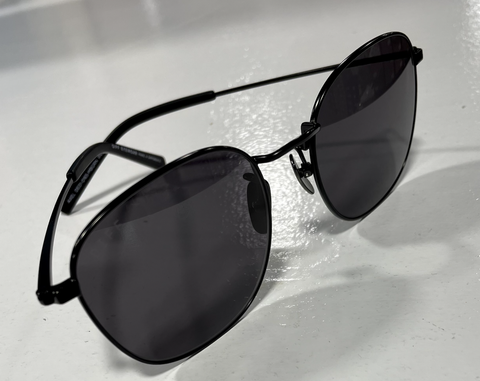 Diff Axel Matte Black & Grey Sunglasses