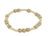 E Newton Hope Unwritten Dignity 6mm Bead Bracelet Gold