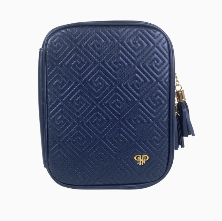 PurseN Trinity Jewelry Case Greek Navy