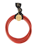 BuDhaGirl All Weather Bangle Serenity Prayer Bracelet Crimson