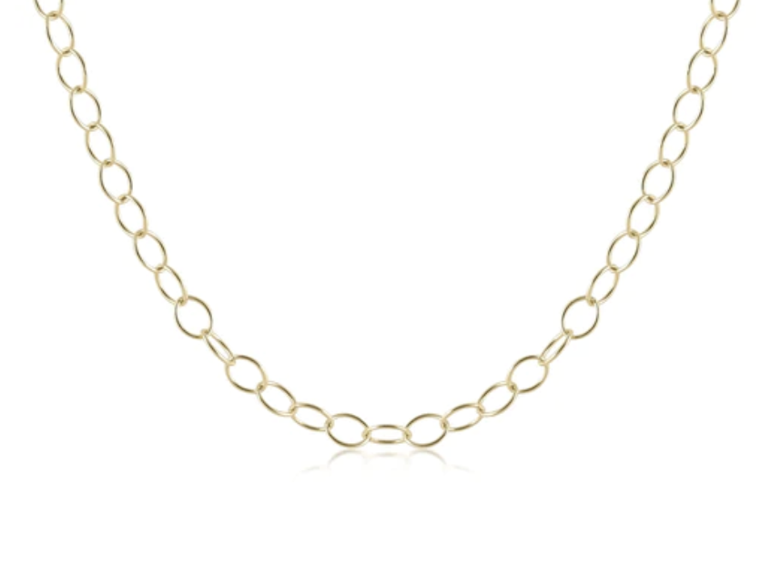 E Newton 15" Choker Enchant Chain Gold