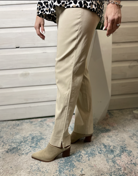 Robell Trousers Marie Khaki Slim Fit