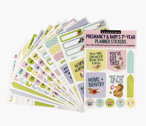 Pregnancy & Baby 1st Yr Planner Stickers