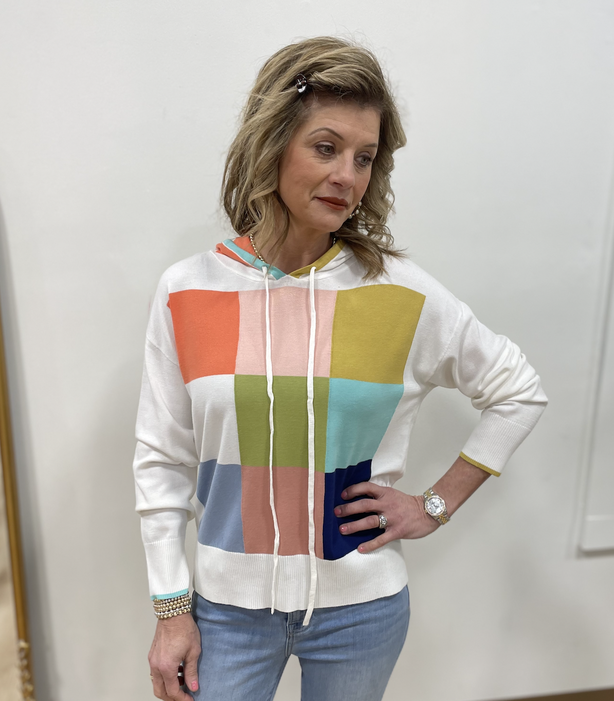 APNY Color Block Hoodie Multi