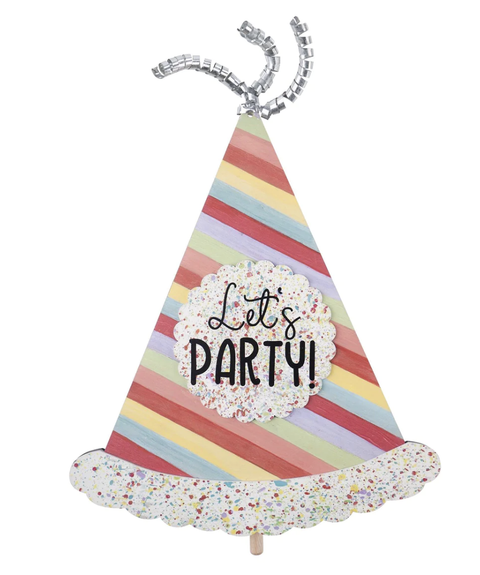 Glory Haus Let's Party Hat Topper
