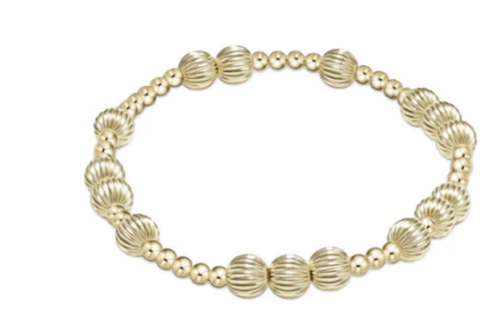 E Newton Extends Hope Unwritten Dignity 6mm Bead Gold