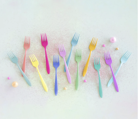 Glitterville Forks - 12 Colors Available