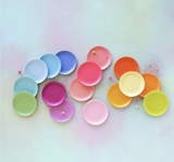 Glitterville Rainbow 8.75" Plate 16 Colors