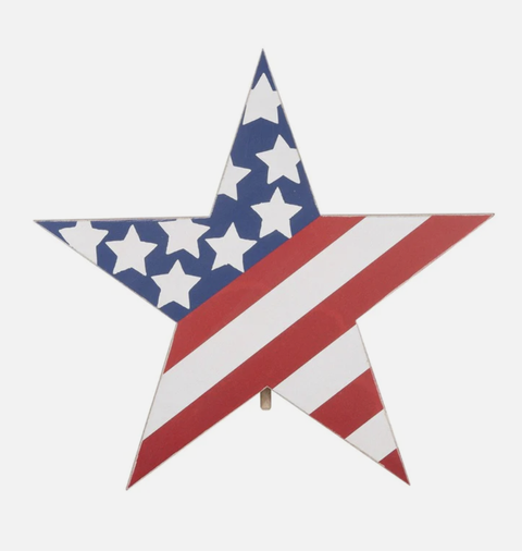 Glory Haus Red White & Blue Star Topper