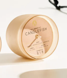 Candlefish No. 18 Frosted Candle 8oz. Pink