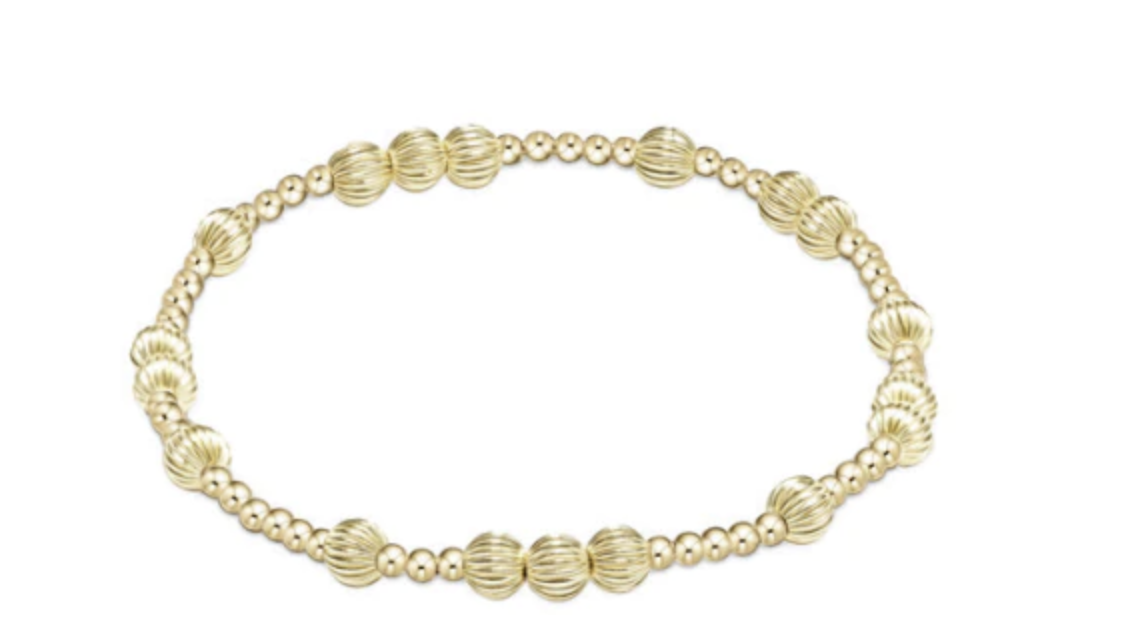 E Newton Extends Hope Unwritten Dignity 5mm Bead Gold
