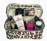 PurseN Getaway Stylist Travel Bag Cream Leopard
